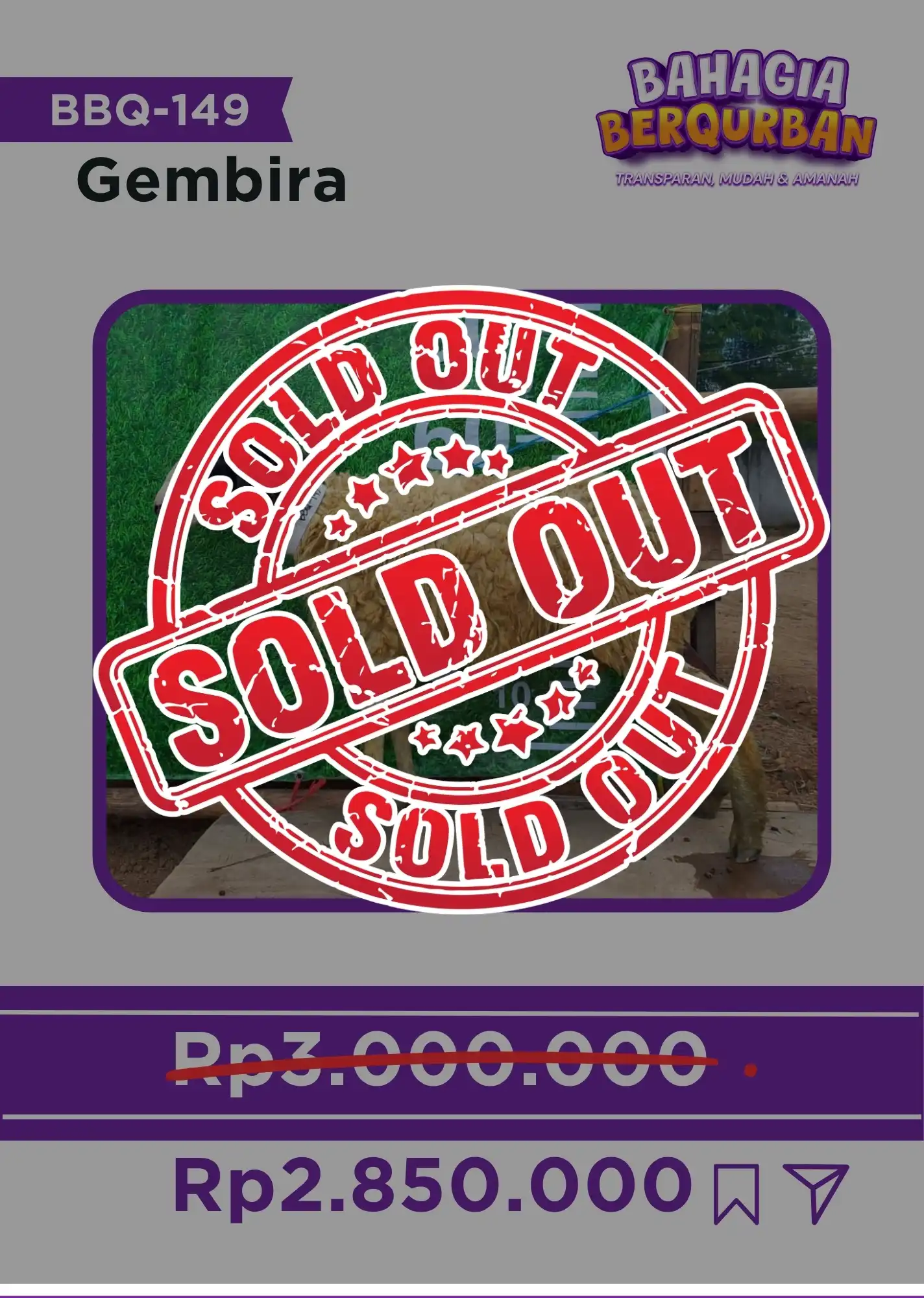 BBQ-149 GM Sold